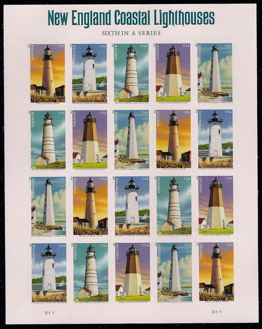 2021 New England Coastal Lighthouses